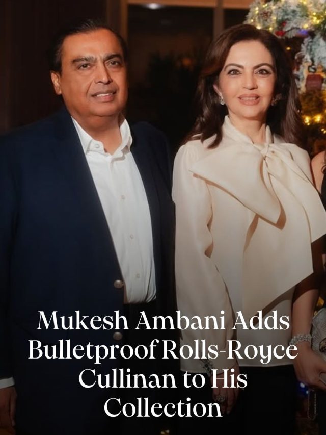 Mukesh Ambani Adds Bulletproof Rolls-Royce Cullinan to His Collection